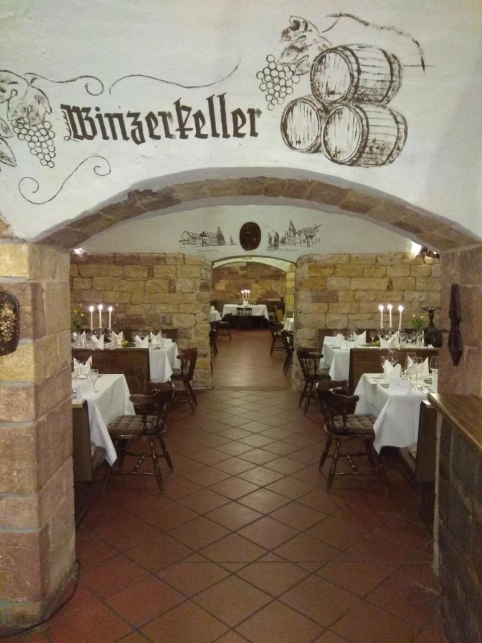 Winzergarten Hotel-Restaurant Grosskarlbach Esterno foto